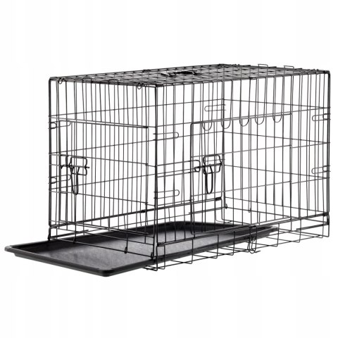 KLATKA KENNELOWA DLA PSA "XXXL" 121 X 74 X 80,5 CM *9692