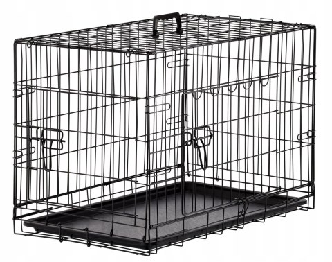 KLATKA KENNELOWA DLA PSA "L" 76 X 45 X 51,5 CM *9661