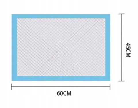 PODKŁADY CHŁONNE DLA PSA 45 X 60 100 SZT MATY DO NAUKI SIKANIA + WORKI