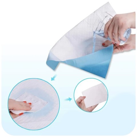 PODKŁADY CHŁONNE DLA PSA 60 X 60 100 SZT. MATY DO NAUKI SIKANIA + WORKI