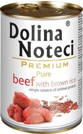 Dolina Noteci Premium Pure Wołowina Z Ryżem Brązowym 400g