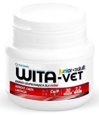 Eurowet Wita-Vet Junior + Adult 30tab