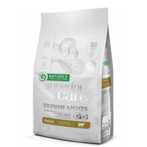 Nature's Protection Superior Care White Dogs Adult Small Breeds With Lamb 10kg
