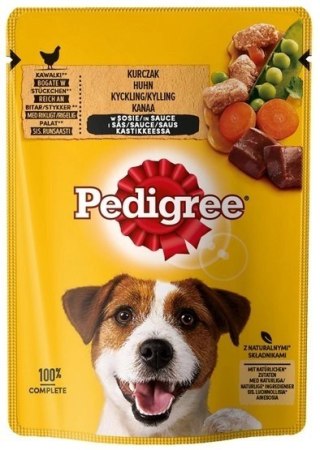Pedigree Mokra Karma Dla Dorosłych Psów Z Kurczakiem I Warzywami W Sosie 100g