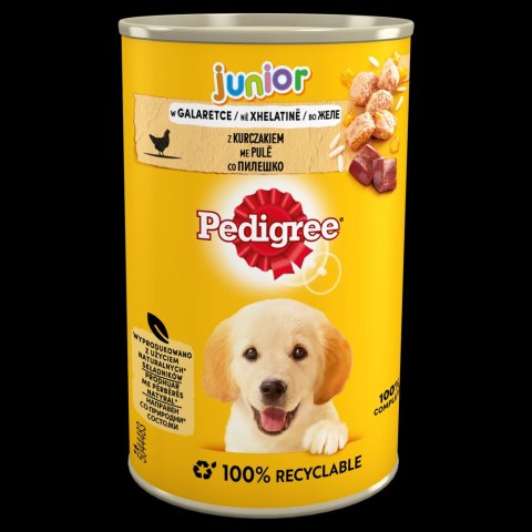 Pedigree Mokra Karma Dla Szczeniąt Z Kurczakiem W Galaretce 400g