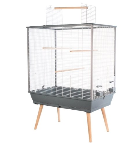 Zolux Klatka Neo Jili Dla Ptaków H80 Szara