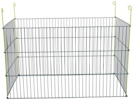 Zolux Zagroda Metalowa Dla Gryzoni Prostokątna Szara