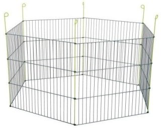 Zolux Zagroda Metalowa Dla Gryzoni Sześciokątna Szara