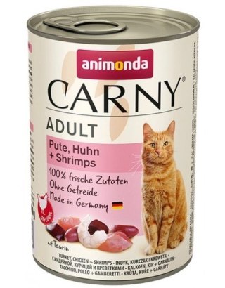 Animonda Cat Carny Adult Indyk, Kurczak I Krewetki 400g