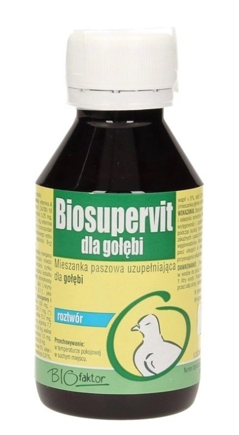 BIOFAKTOR Biosupervit Dla Gołębi 100ml
