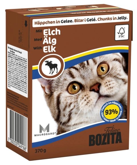 BOZITA Cat Łoś W Galaretce 370g