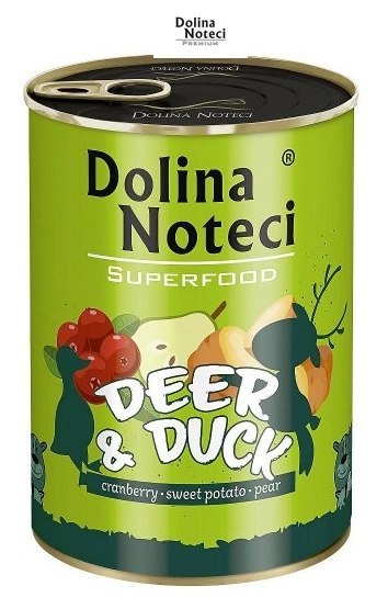 Dolina Noteci Superfood Jeleń I Kaczka 400g