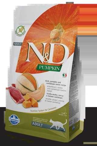 Farmina N&D Pumpkin Feline Adult Duck Pumpkin&Cantaloupe Melon Recipe 1,5kg