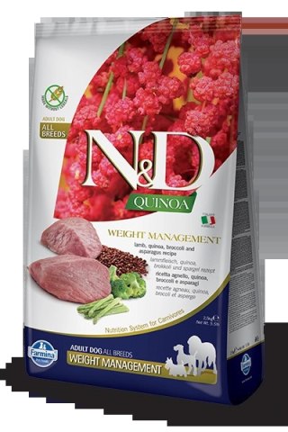 Farmina N&D Quinoa Canine Weight Management Lamb 2,5kg