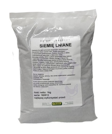 GALVET Siemię Lniane Materiał Paszowy 1kg
