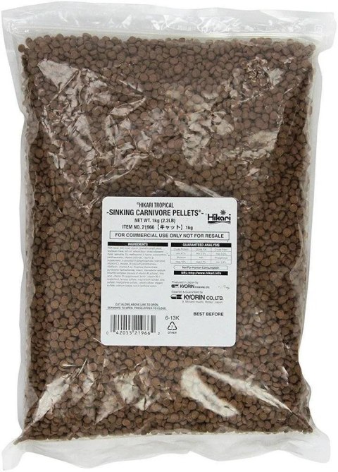 Hikari Tropoical Sinking Carnivore Pellets 1kg