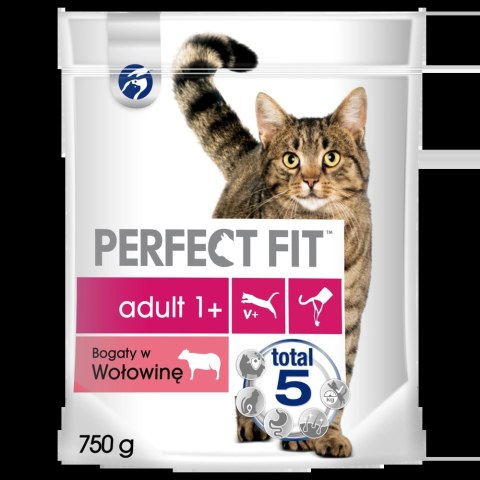 PERFECT FIT Adult 1+ Z Wołowiną 750g