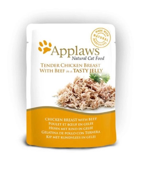 APPLAWS Chicken With Beef In Jelly Pouch 70g