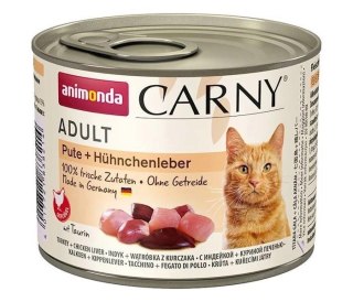 Animonda Cat Carny Adult Indyk I Wątróbka Drobiowa 200g