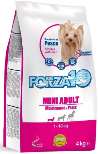 FORZA10 Mini Maintenance Dla Dorosłych Psów Małych Ras Z Rybą 4kg