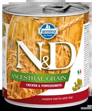 Farmina N&D Ancestral Grain Canine Adult Chicken& Pomegranate 285g
