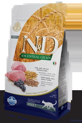 Farmina N&D Ancestral Grain Frline Adult Lamb&Blueberry 5kg