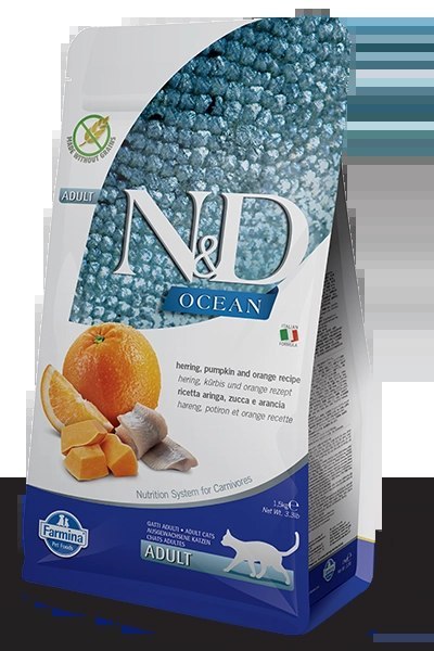 Farmina N&D Ocean Feline Adult Herring Pumpkin&Orange 5kg