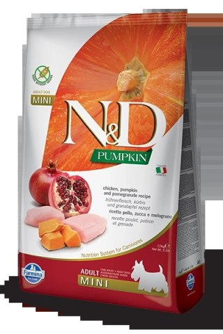 Farmina N&D Pumpkin Grain Free Canine Adult Mini Chicken&Pomegranate 800g