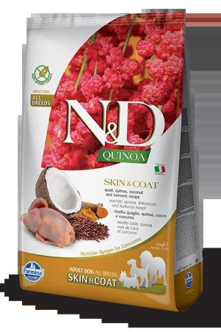 Farmina N&D Quinoa Canine Quail Skin&Coat 800g
