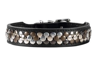 Hunter Arizona Obroża Dla Psa Ze Skóry Bydlęcej Czarna 32cm