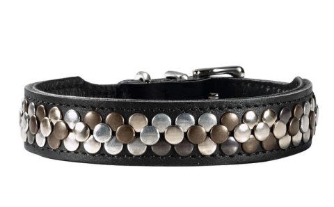 Hunter Arizona Obroża Dla Psa Ze Skóry Bydlęcej Czarna 37cm