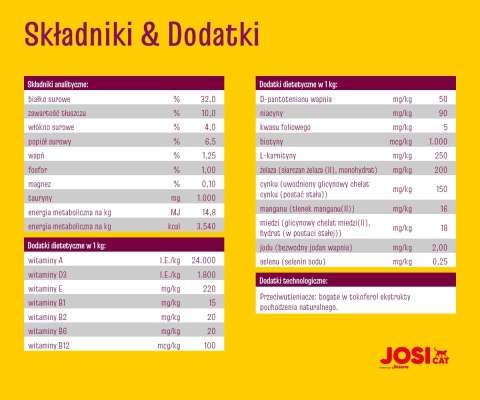 JosiCat Josera Classic Sterilised 650g