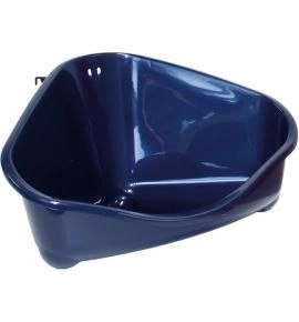 Moderna Kuweta Narożna Do Klatki S Granatowa