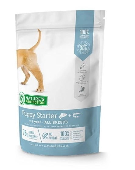 Nature's Protection Puppy Starter Salmon With Krill All Breeds 500g