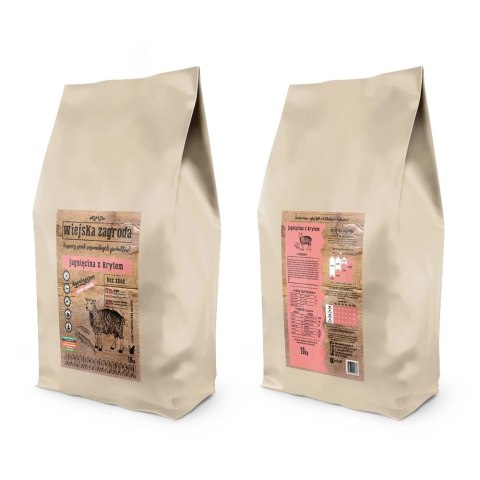 Wiejska Zagroda Dla Kota Jagnięcina Z Krylem 10kg