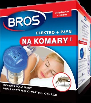 Bros Elektro + Płyn Na Komary 40ml