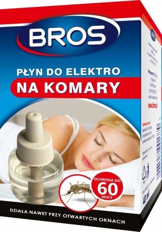 Bros Płyn Do Elektro Na Komary 60nocy/40ml