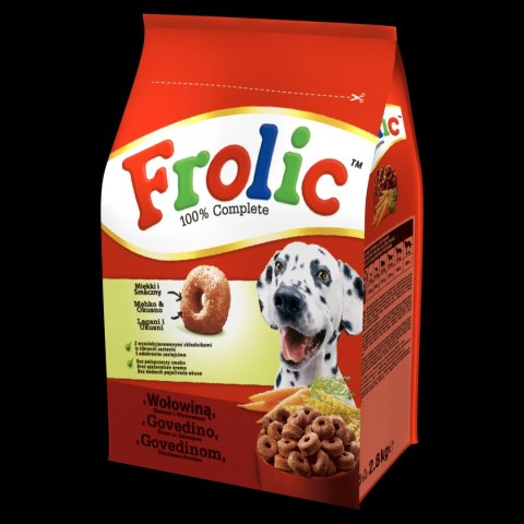 Frolic Sucha Karma Dla Psów Z Wołowiną, Warzywami I Zbożem 2,8kg