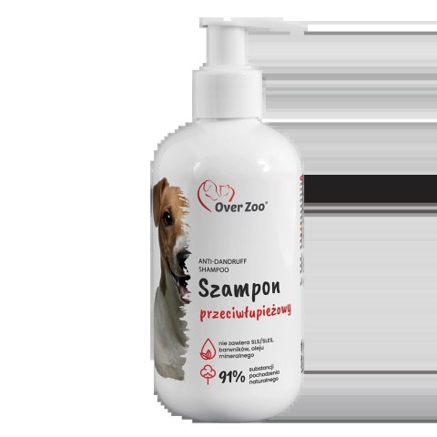 OVER ZOO Szampon Leczniczy Przeciwłupieżowy 250ml