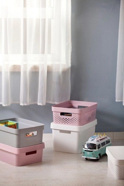 Curver Infinity Pojemnik Z Przykrywką Biały 30l