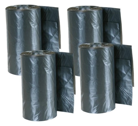 KERBL Woreczki Na Psie Odchody Czarne 4x20szt