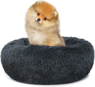 Leobert Sp. Z O. o. Legowisko Pluszowe S 40cm Ciemnoszary