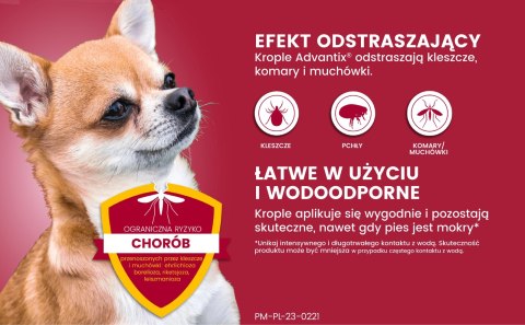 Bayer Advantix Krople Na Kleszcze I Pchły 0,4ml
