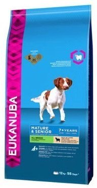 Eukanuba Mature&Senior Small & Medium Breeds Lamb & Rice 12kg