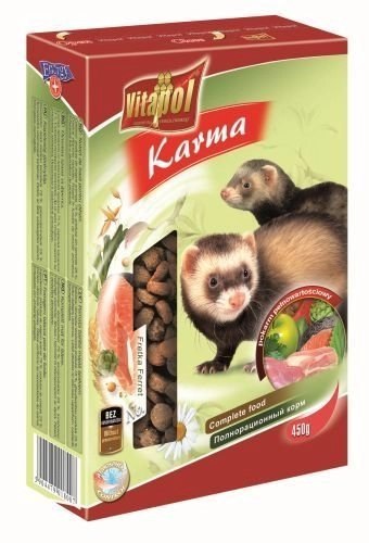 Vitapol Karma Pełnoporcjowa Dla Fretki 450g
