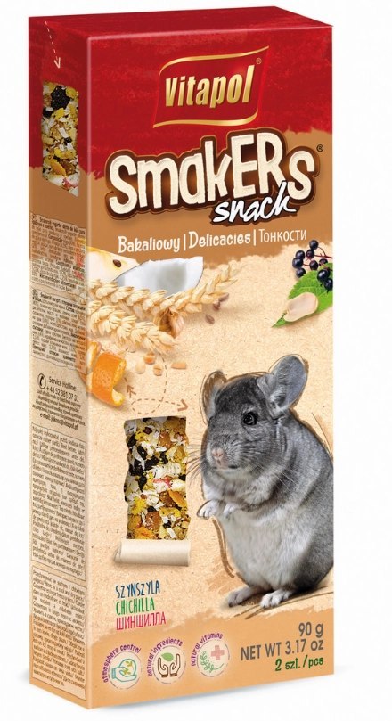 Vitapol Kolby Dla Szynszyli Smakers Bakaliowy 2szt