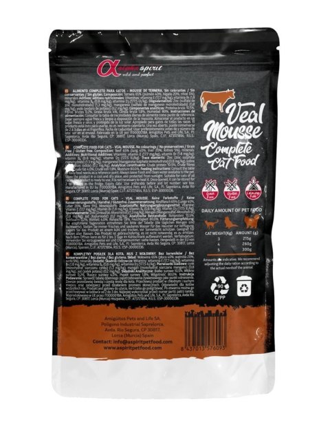 Alpha Spirit Mus Cielęcina 85g