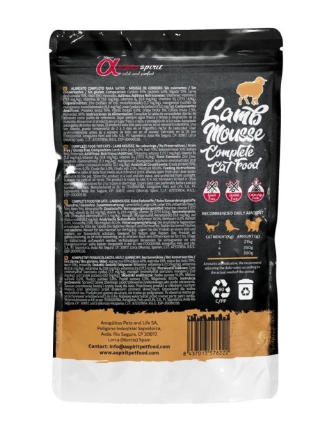 Alpha Spirit Mus Jagnięcina 85g