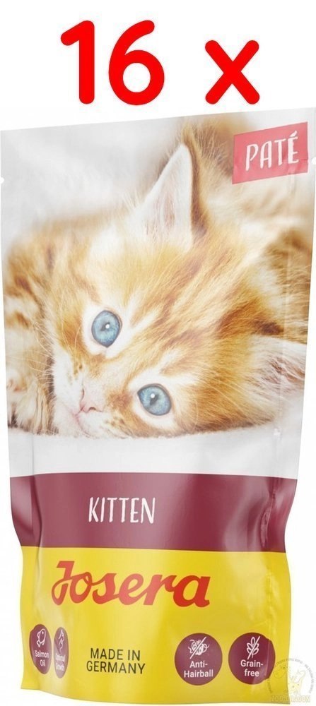 Josera Pate Kitten Z Olejem Z Łososia 16x85g