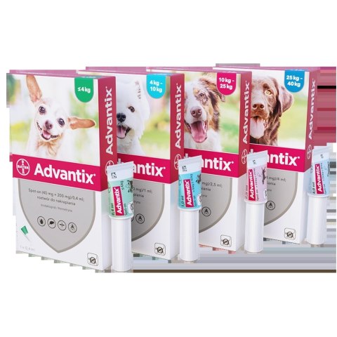 Bayer Advantix Krople Na Kleszcze I Pchły 4ml